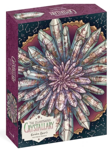 The Illustrated Crystallary Puzzle: Garden Quartz (750 Pieces)