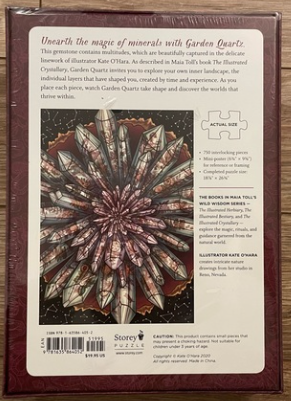 The Illustrated Crystallary Puzzle: Garden Quartz (750 Pieces)