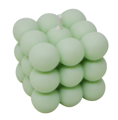 Green Bubble Candle
