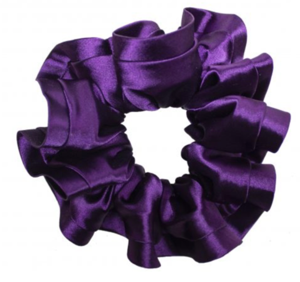 Satin Purple Scrunchie
