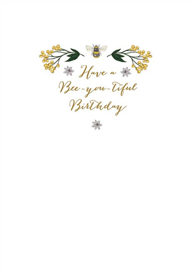 Bee You Birthday Card