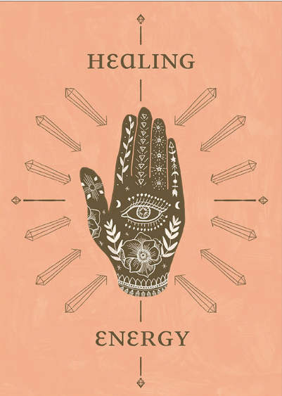 Healing Energy Greeting Card